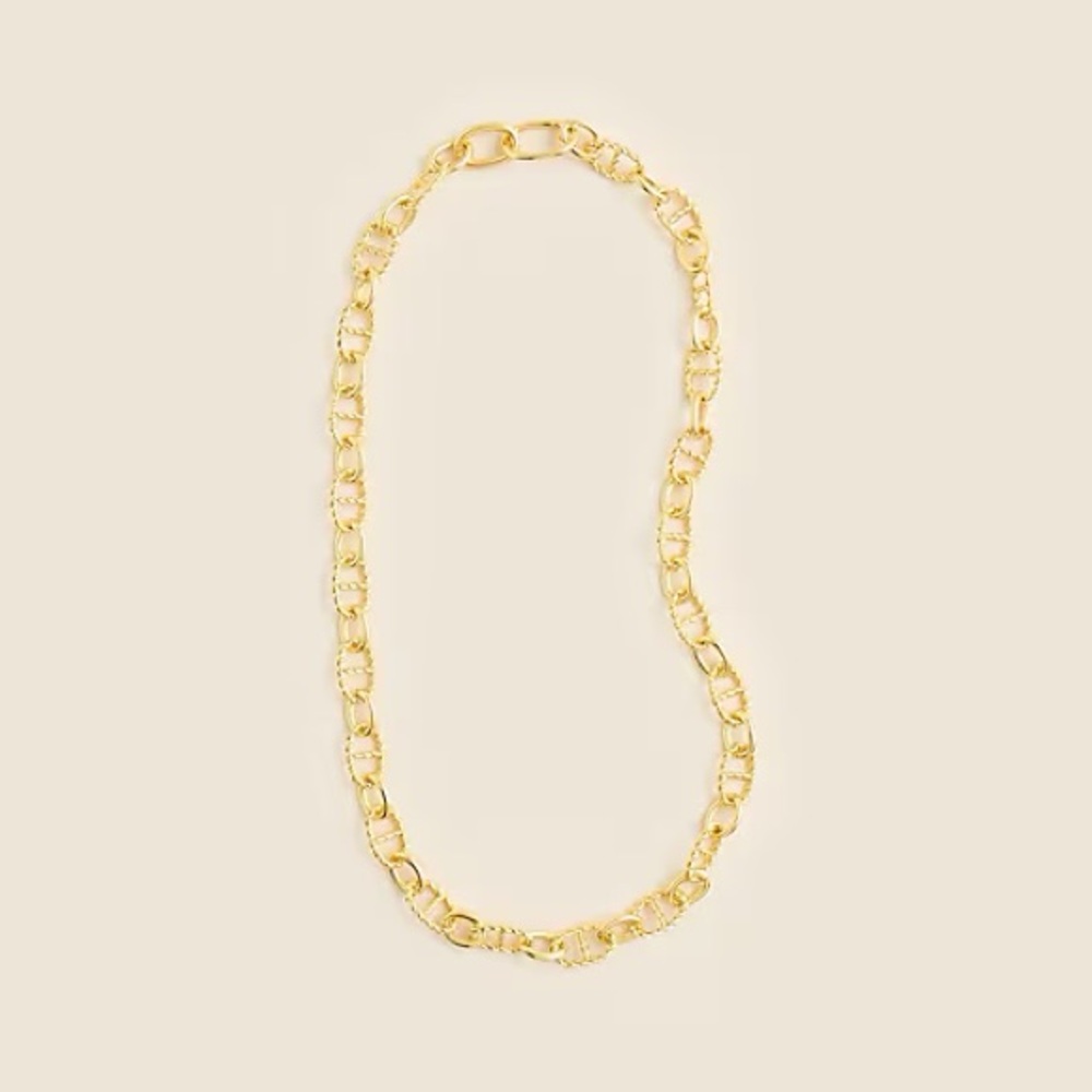 J. Crew Rope Chainlink Necklace